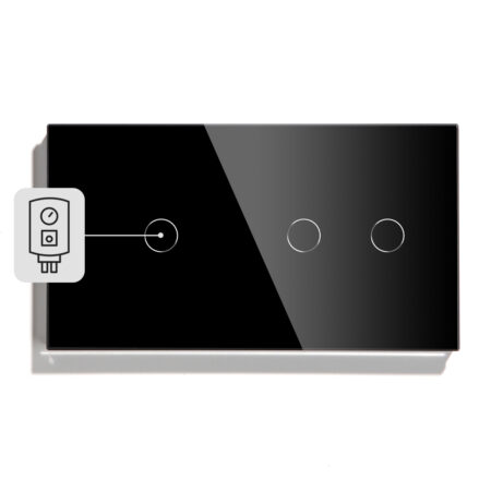 Pametni prekidač za bojler + prekidač 2 tastera(bez WIFI)